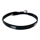 Vintage Western-style Genuine Leather Belt With Tooled Silver-tone Buckle   Acce