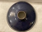Vintage Cobalt Blue Porcelain Industrial Light Lamp Shade Barn Gas Station 14 