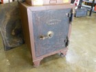 Antique Vintage Fire And Burglary Safe With Combination