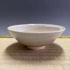 Tanga Hirose     Hagi Ware   A110 Japanese Pottery Chawan Matcha Tea Flat Bowl