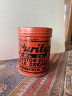  Vintage 1930s Purity Oil Company Axle Grease Can Springfield Missouri