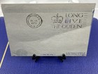 British Solomon Isl  1953 Qantas Coronation Flight Airletter Cover Ffc To London