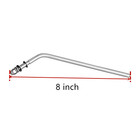 Extra  8  Long Mirror Stems 10pack Repl   ment  Fit For Harley-davidson Chrome