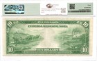 1914  10 Federal Reserve Note New York Fr 911b Pmg Xf-40 Gcc Gold