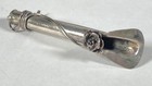 Vintage Sterling Silver Flower Vase Lapel Pin Brooch Posy Holder Tussie Mussie