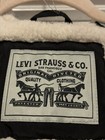 Levi Strauss   Co  Men s Quilted Black Hooded Heavyweight Bomber Jacket Size M