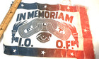 Ioof Oddfellows In Memorium Funeral Home Cemetery Grave Flag No Pole