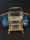 Beautiful Antique 19th Century French Scent Bottles And Caddy  