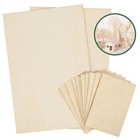 Unfinished Wood 14 Pack Balsa Wood Sheets Basswood Thin Craft Wood Board