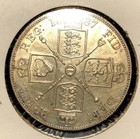 Great Britain  1887 Arabic 1  Double Florin  Km 763  Au