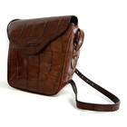 Authentic Bally Shoulderbag Brown Leather From Japan 0899