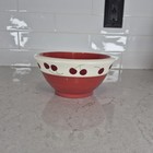 Terramoto Ceramic Red Cherry Ceramic Pitcher   Bowl