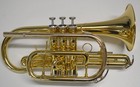 Jupiter Jcr-520m Shepherd Crook Cornet W case And Mouthpiece