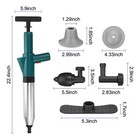 Snake Drain Clog Remover Tool High Pressure Air Drain Blaster Gun With Barometer