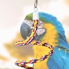 63   Bird Rope Perches Birdcage Swing Toys 100  Cotton Natural Bird Perch