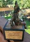 Antique Johann Maresch Native American Indian Tobacco Cigar Box Habana Colorado