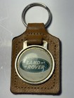 Nice        1970s Vintage   land Rover   leather - Metal Keychain keyring keyfob lqqk