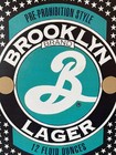 Brooklyn Brewery Sign - Brooklyn Lager - Pre Prohibition - Craft Beer New York