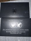 American Eagle 2021 One Ounce Silver Reverse Proof Two-coin Set Designer Edition