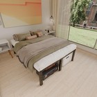 14 Inch Metal Bed Frame Queen Size No Box Spring Needed - Easy Queen  Black 