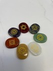 7pcs Set Chakra Stone Crystal Reiki Healing Energy Palm Natural Gemstone Quartz