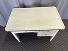Vintage Enamel Top Farm Table Sellers Porcelain Country Cabinet Hoosier Kitchen