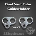 Set Of Two Dual Vent Tube Guide     Double Vent Hose Holder