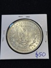 1887 Morgan Silver Dollar Unc High Grade  Blast White  Great Coin