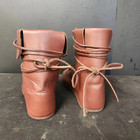 Hellenistic Medieval Leather Boots   Handmade Renaissance Shoes   Larp   Reenact