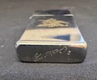 Vintage Zippo Slim Lighter Anheuser-busch A   Eagle Logo Chrome Budweiser