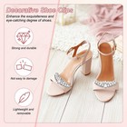 2-pack Decorative Pearl Rhinestone Shoe Clips  Fashion Shoe Clips