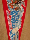 Vintage Wild World Amusement Park Pennant Maryland Dc