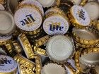 500 Miller Lite Beer Bottle Caps No Dents Crafts Miller Light Gold Arts Crafts