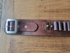 R  L  Garritson Leather Pistol Belt   45 - Size 40