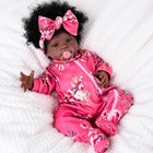 Aori Reborn Baby Dolls Black Girl  20inch Black American Realistic Newborn Do   