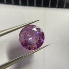 9ct Natural Round Cut Purple Color Diamond Certified D Grade Vvs1  1 J2qe