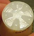 Vintage Duchesse Of Paris Infatuation Perfume Bottle Milk Glass Miniature Art 2 