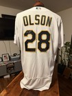 Matt Olson 2021 September Game Used Oakland Athletics Signed Jersey