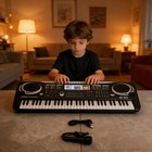 New Kids 61 Keys Electronic Piano Keyboard Mic Music Toy Free Shipping Gift