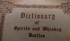 Dictionary Of Spirits And Whiskey Bottles Fountain   Colcleaser 1971 - Reference
