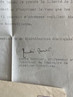 Andre Mercier Physics Signed Letter Einstein Bern University Nobel Prize