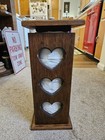 Wood Heart Toilet Paper Holder Cottagecore Vintage Handmade