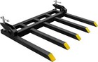 42  Heavy Duty Debris Fork For Tractor Skid Steer Buckets Clamp On Trash Forks