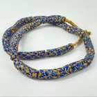 Matched Elbow Millefiori Venetian Trade Beads 36 Inch