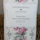 Pottery Barn Kids Organic Loveshackfancy Dreamy Days Crib Fitted Sheet   Pink