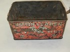 Vtg 1920 s Union Leader Cut Plug Tobacco Tin-factory 6 Ohio-8x5x4 -no Lid
