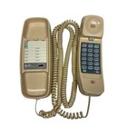 Vintage At t Trimline 230 Push Button Corded Phone Beige Untested