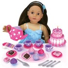 Sophia   s 64 Piece Dessert Tea Party Set For 18   Dolls  Pink