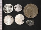  lot Of 6 Ottoman Coins  Silver Or Bronze  Islamic Turkey Egypt  e7372 7h1
