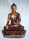 9 5 Inches Tall Antique Lord Buddha Brass Statue Made In Nepal